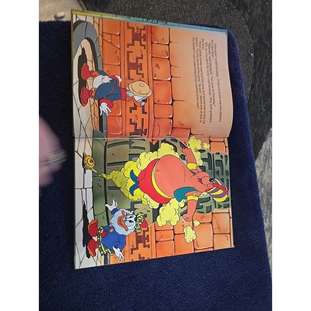 Disney DUCK TALES BOOK 1989‎ Masters of the Genie & Send in the Clone VINTAGE